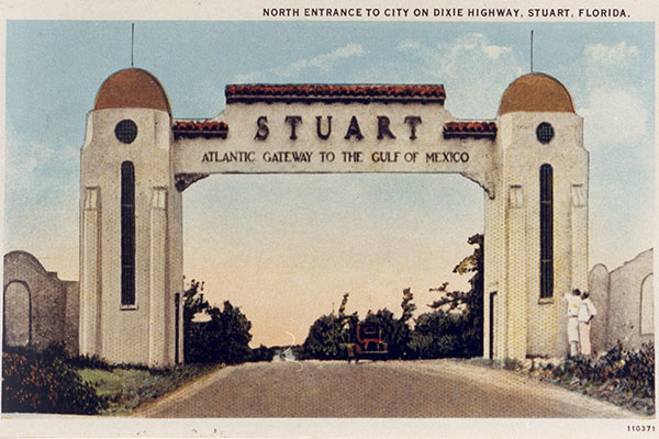 Stuart Welcome Arch The Architecture of Martin County defined by boom and bust economies