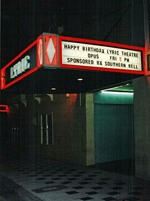 Happy birthday to the Lyric in 1974 — just a youthful 49 years old.