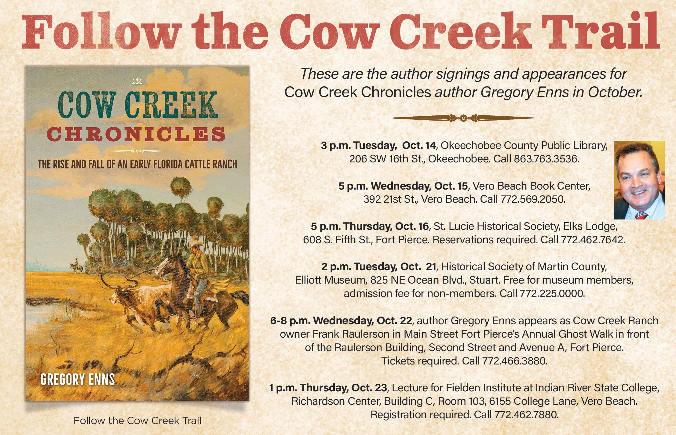 Follow the Cow Creek Trail ad