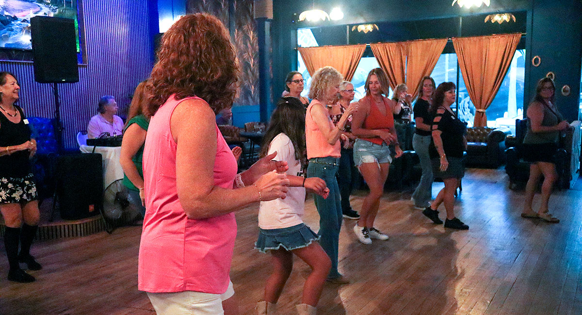 Dancers of all ages and abilities consider line dancing a fun, healthy activity. ELLEN GILLETTE PHOTOS
